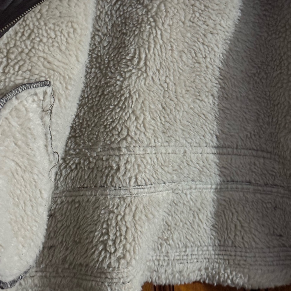 Women’s Polyester Shearling Jacketbrown Motorcycl… - image 7